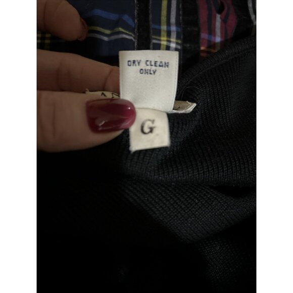 Ann Taylor Shell Sleeveless Silk Knit Long Tank Top Med Black Capsule Classic - Picture 8 of 8